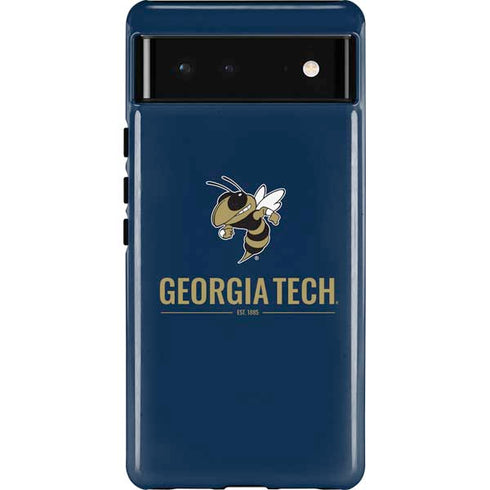 Georgia Institute of Technology Est 1885 Navy Pixel Cases